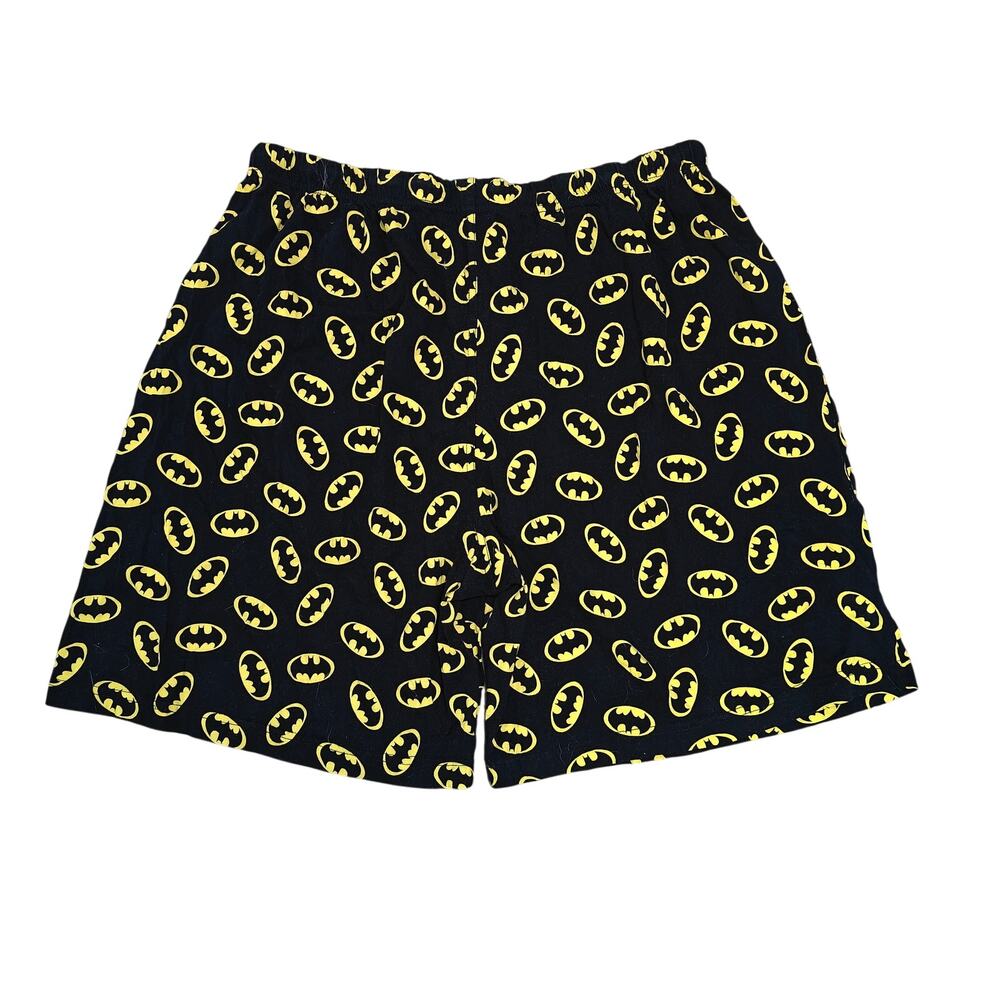 Batman All Over Print  OG Bat Symbol Cottol Lounge Shorts Mens Xlarge